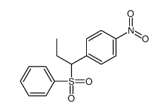 1-[1-(benzenesulfonyl)propyl]-4-nitrobenzene Structure