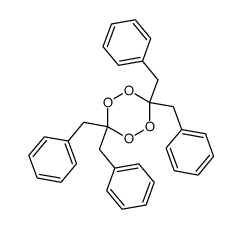 3,3,6,6-tetrabenzyl-1,2,4,5-tetraoxane结构式