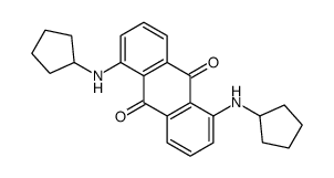 1,5-bis(cyclopentylamino)anthracene-9,10-dione Structure