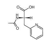 Nα-acetyl-β-(2-pyridyl)-L-alanine Structure