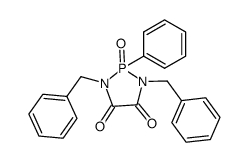 1,3-dibenzyl-2-phenyl-1,3,2-diazaphospholidine-4,5-dione 2-oxide Structure