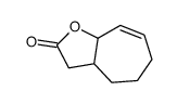 (3aS,8aR)-3,3a,4,5,6,8a-hexahydrocyclohepta[b]furan-2-one结构式