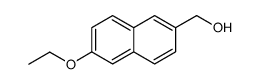 2-Naphthalenemethanol,6-ethoxy-(9CI) structure