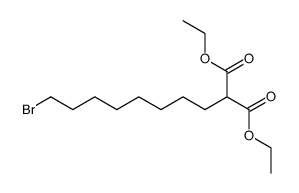 diethyl 2-(8-bromooctyl)malonate Structure