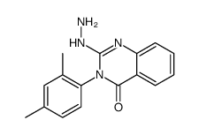 3-(2,4-dimethylphenyl)-2-hydrazinylquinazolin-4-one structure