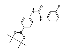 N-(3-fluorophenyl)-N'-[4-(4,4,5,5-tetramethyl-[1,3,2]-dioxaborolan-2-yl)phenyl]urea picture