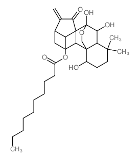 Kaur-16-en-15-one,7,20-epoxy-1,6,7-trihydroxy-14-[(1-oxodecyl)oxy]-, (1a,6b,7a,14R)- (9CI) picture