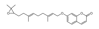 (E,E)-7-[[9-(3,3-Dimethyloxiranyl)-3,7-dimethyl-2,6-nonadienyl]oxy]-2H-1-benzopyran-2-one picture