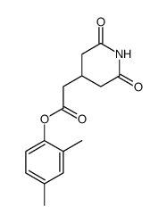 2,4-dimethylphenyl(2,6-dioxopiperidin-4-yl)acetate结构式