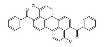 3,9-dibenzoyl-4,10-dichloro-perylene结构式