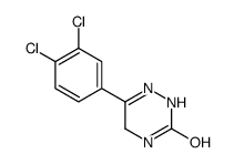 6-(3,4-dichlorophenyl)-4,5-dihydro-2H-1,2,4-triazin-3-one结构式