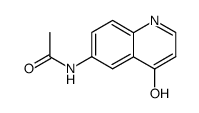 N-(4-hydroxy-[6]quinolyl)-acetamide结构式