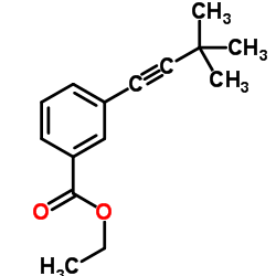 Ethyl 3-(3,3-dimethyl-1-butyn-1-yl)benzoate结构式