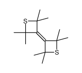 2,2,4,4-tetramethyl-3-(2,2,4,4-tetramethylthietan-3-ylidene)thietane Structure