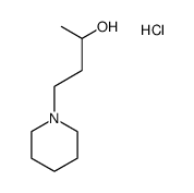 4-piperidino-butan-2-ol, hydrochloride Structure