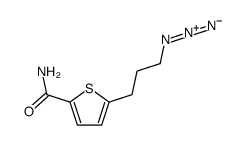 5-(3-azidopropyl)thiophene-2-carboxamide结构式