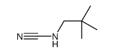 2,2-dimethylpropylcyanamide结构式