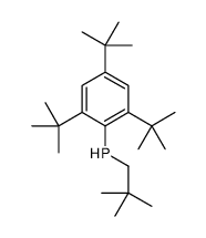 2,2-dimethylpropyl-(2,4,6-tritert-butylphenyl)phosphane结构式