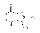 4H-Imidazo[4,5-d]-1,2,3-triazin-4-one,7-amino-3,7-dihydro-6-methyl- Structure