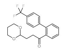 3-(1,3-DIOXAN-2-YL)-2'-[(4-TRIFLUOROMETHYL)PHENYL]PROPIOPHENONE Structure