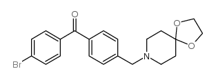 4-BROMO-4'-[8-(1,4-DIOXA-8-AZASPIRO[4.5]DECYL)METHYL]BENZOPHENONE picture