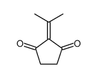 2-propan-2-ylidenecyclopentane-1,3-dione Structure