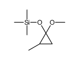 (1-methoxy-2-methylcyclopropyl)oxy-trimethylsilane结构式