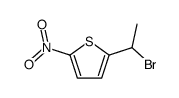 2-(1-bromoethyl)-5-nitrothiophene结构式