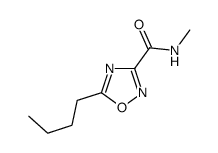 5-butyl-N-methyl-1,2,4-oxadiazole-3-carboxamide结构式