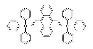 triphenyl-[2-[10-(2-triphenylsilylethenyl)anthracen-9-yl]ethenyl]silane结构式