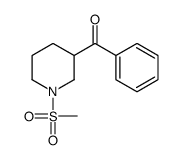 (1-methylsulfonylpiperidin-3-yl)-phenylmethanone结构式