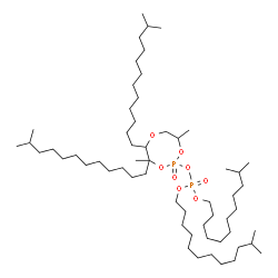 tetraisotridecyl oxybis(methylethylene) diphosphate结构式