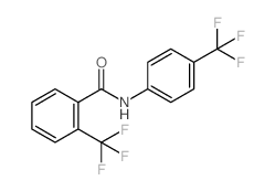 2-(Trifluoromethyl)-N-[4-(trifluoromethyl)phenyl]benzamide Structure