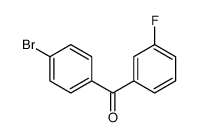 (4-bromophenyl)-(3-fluorophenyl)methanone structure