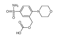 (2-morpholin-4-yl-5-sulfamoylphenyl)methyl hydrogen carbonate Structure