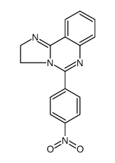 Imidazo[1,2-c]quinazoline, 2,3-dihydro-5-(4-nitrophenyl) Structure