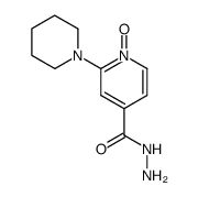 1-oxy-2-piperidino-isonicotinic acid hydrazide Structure