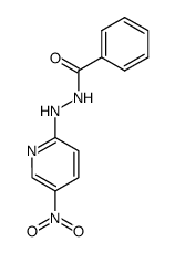 N-Benzoyl-N'-<5-nitro-pyridyl-(2)>-hydrazin Structure