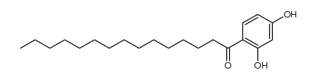 2,4-dihydroxy-n-pentadecanophenone结构式