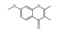 7-methoxy-2,3-dimethyl-chromen-4-one Structure