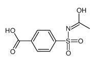 4-(acetylsulfamoyl)benzoic acid结构式