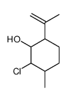 2-chloro-3-methyl-6-prop-1-en-2-ylcyclohexan-1-ol结构式