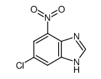 1H-Benzimidazole,6-chloro-4-nitro-(9CI)结构式