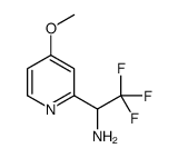 2,2,2-trifluoro-1-(4-methoxypyridin-2-yl)ethanamine Structure