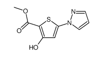 methyl 5-pyrazolyl-3-hydroxythiophene-2-carboxylate Structure