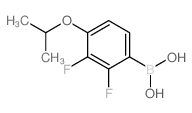 (2,3-DIFLUORO-4-ISOPROPOXYPHENYL)BORONIC ACID Structure