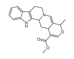 19α-methyl-18-oxa-yohimba-16,20-diene-16-carboxylic acid methyl ester Structure