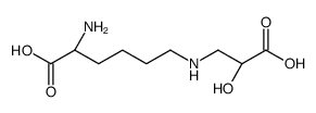 3-(N(epsilon)-lysino)lactic acid Structure