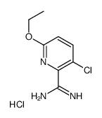 3-氯-6-乙氧基吡啶甲酰胺盐酸盐结构式