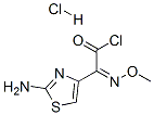 (Z)-2-(2-AMINO-1,3-THIAZOL-4-YL)-2-METHOXYIMINOACETYL CHLORIDE HYDROCHLORIDE结构式